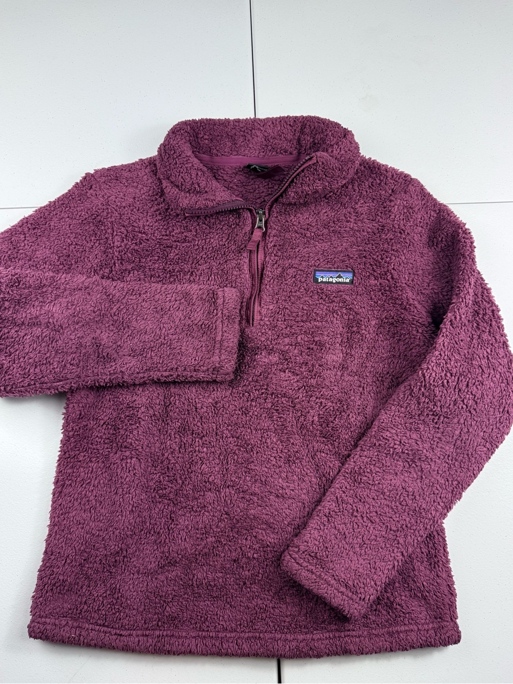 Patagonia Women's Plush Half-Zip Sweater - Plum